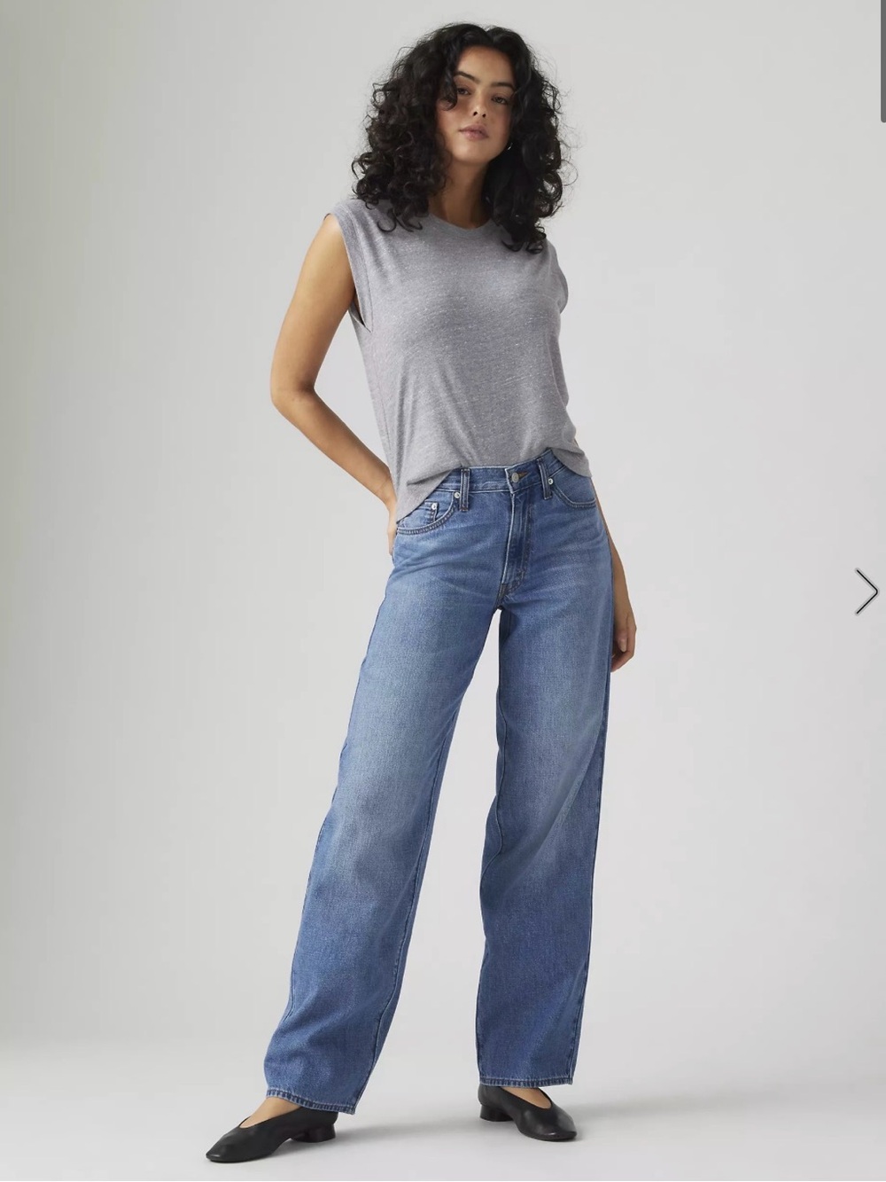 Levi's Premium BAGGY DAD LINEN DENIM LIGHTWEIGHT WOMEN'S JEANS Size 28 x 32 $108